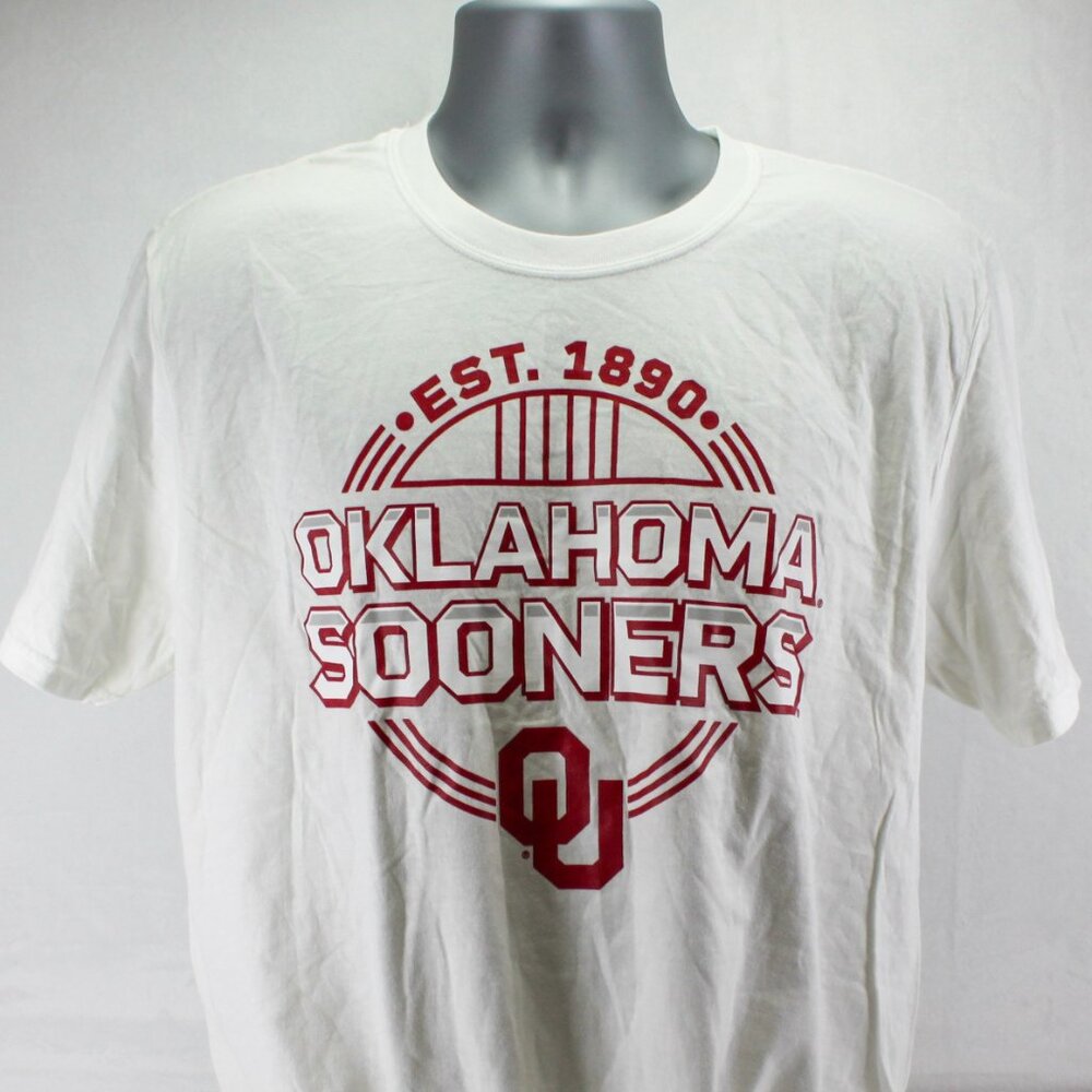 Oklahoma Sooners Crew Neck Short Sleeve Tee Men's Size Large